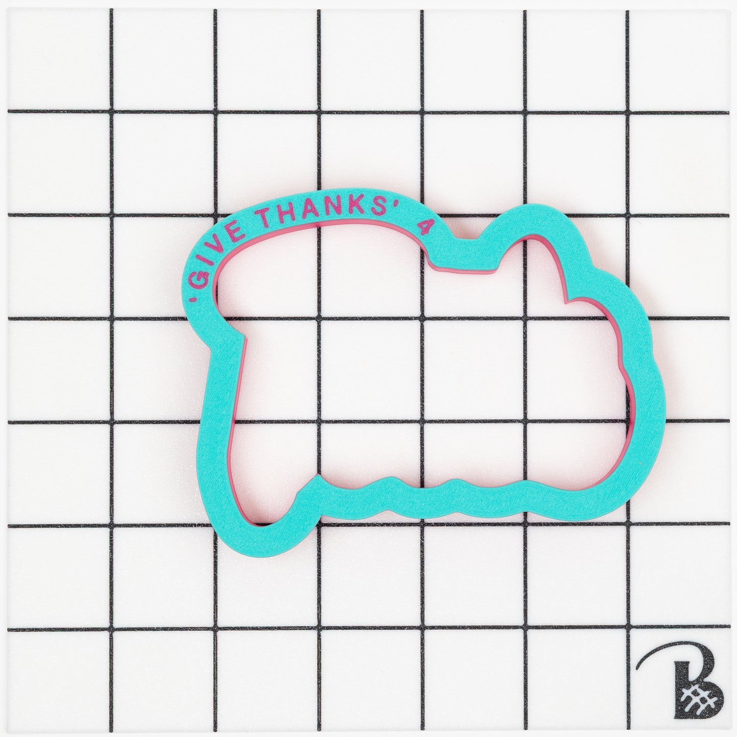Give Thanks Plaque Cookie Cutter