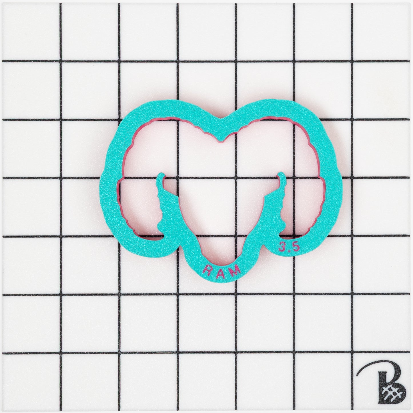 Ram Head Cookie Cutter