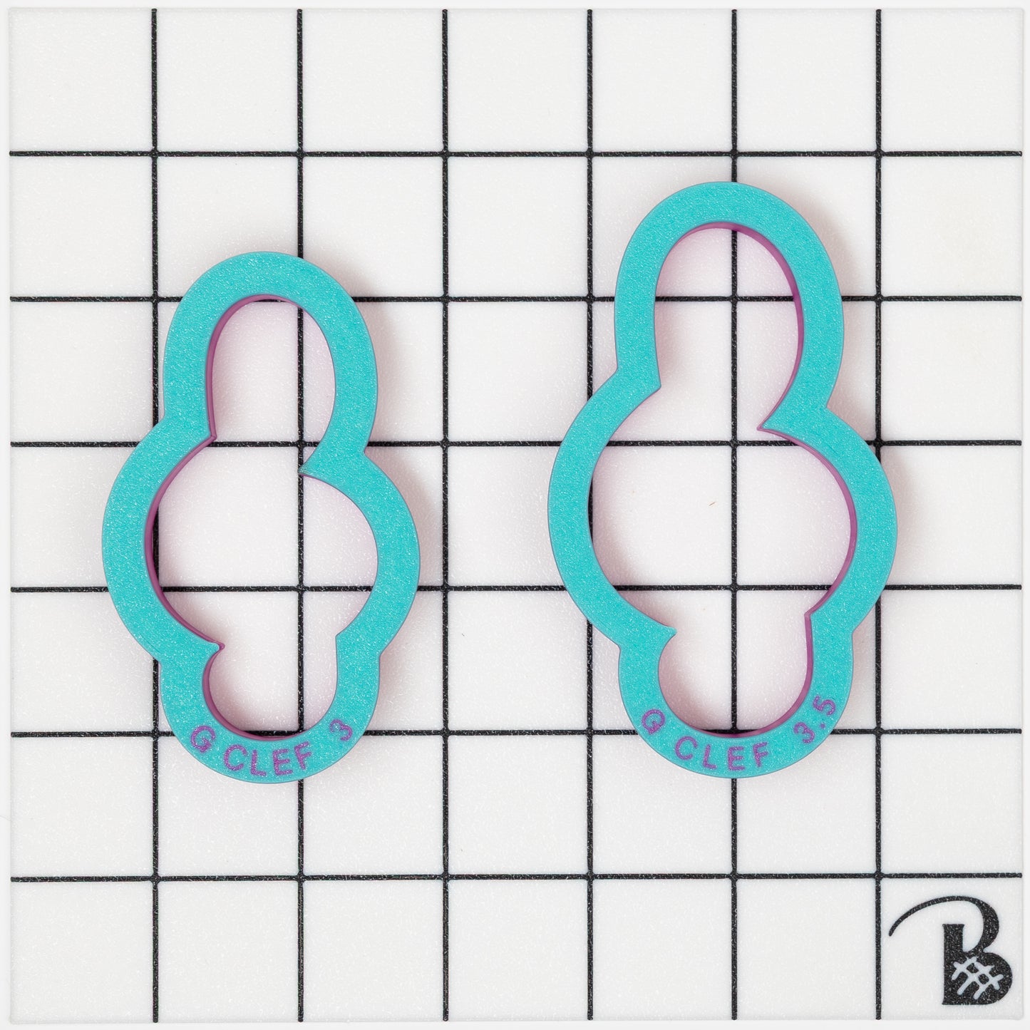 G Clef Cookie Cutter (recommend sizing up)