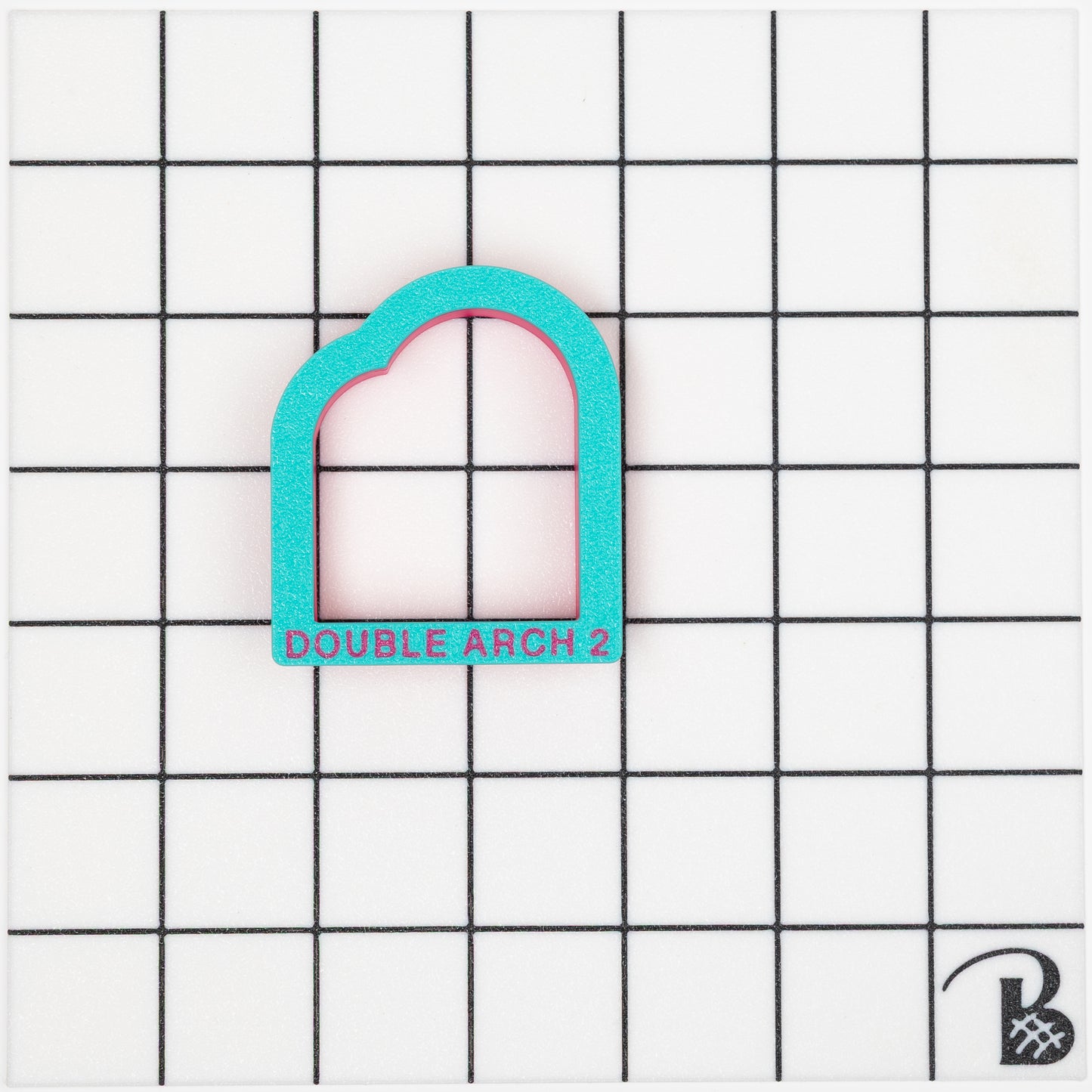 Double ARCH Plaque Cookie Cutter (may want to size down)
