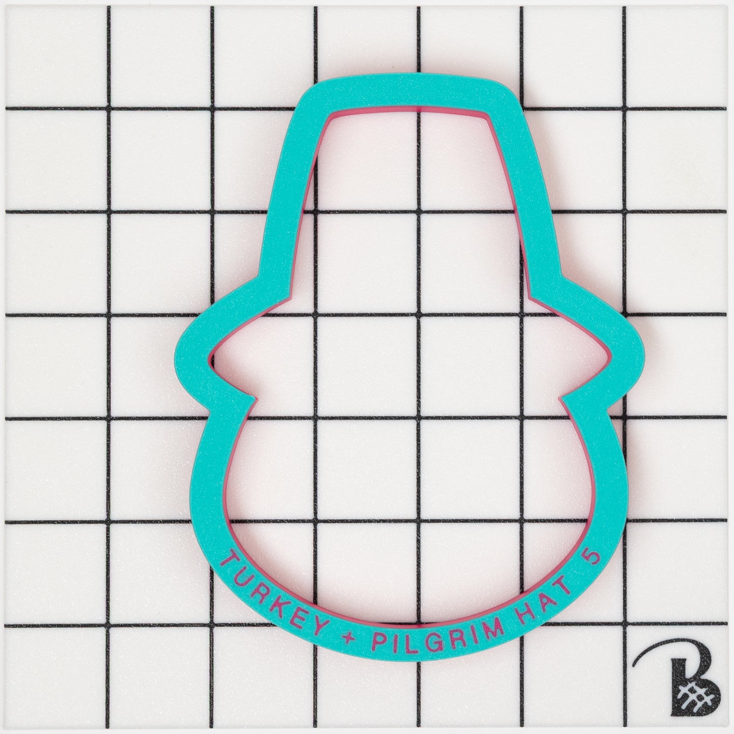 Turkey Pilgrim (face) Cookie Cutter