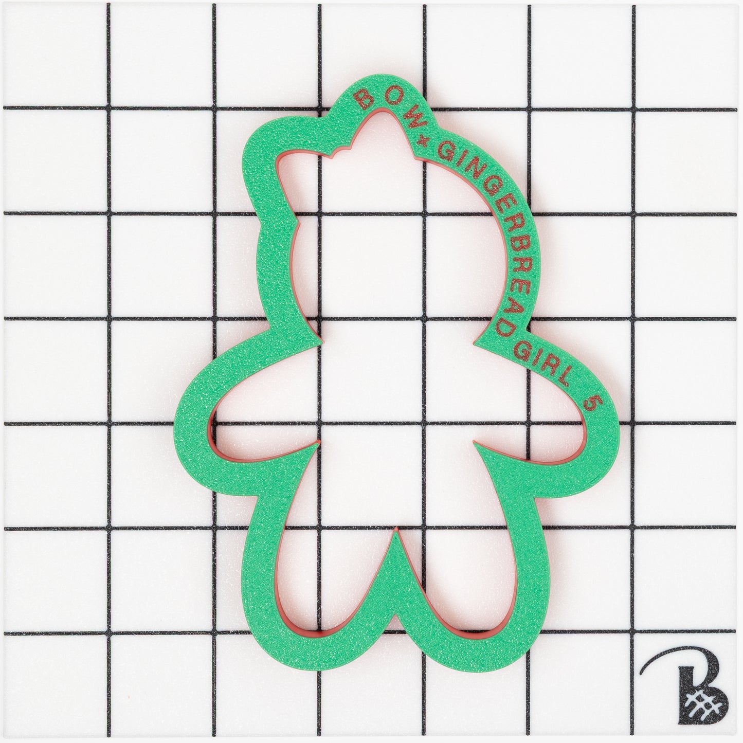 Gingerbread Girl with bow Cookie Cutter