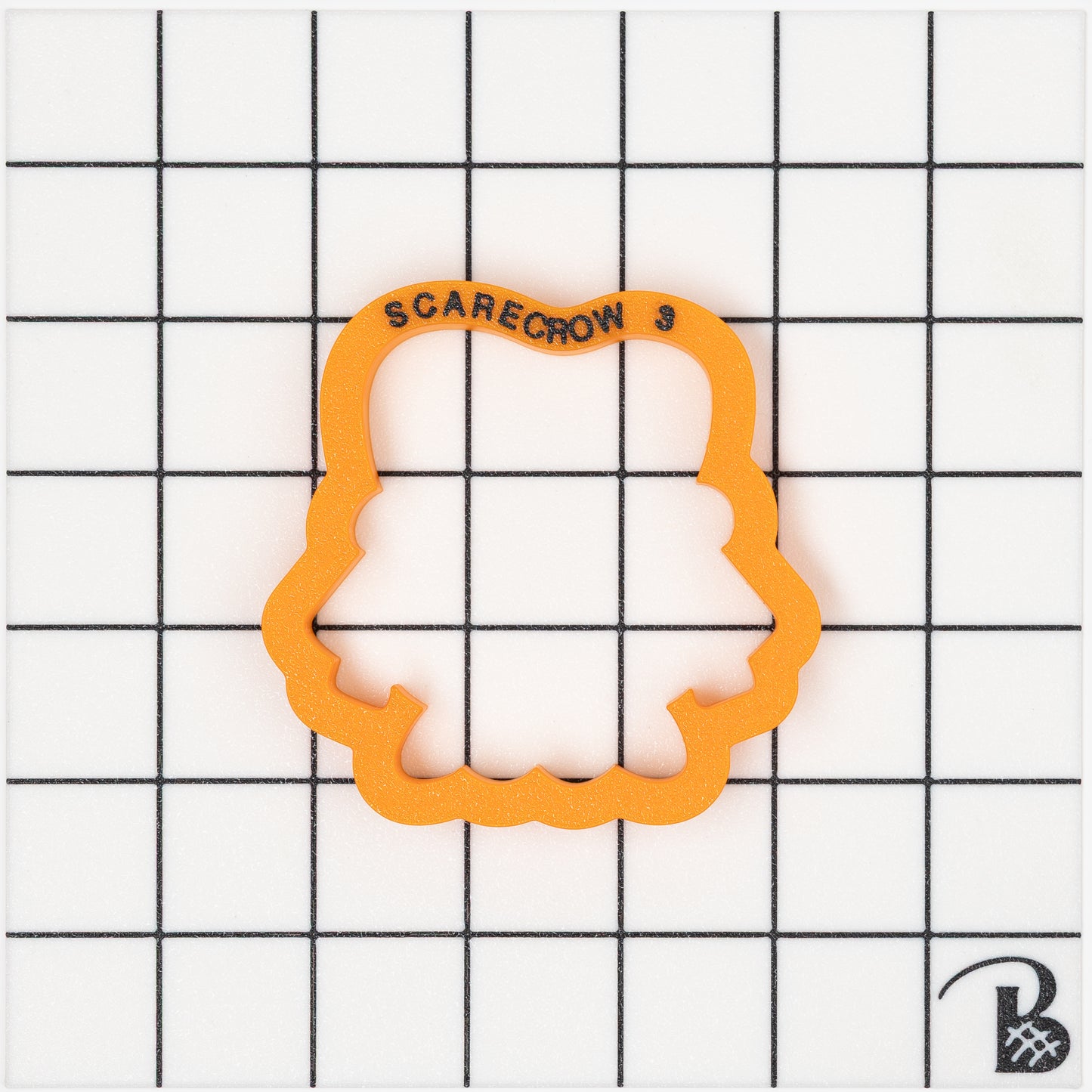 Scarecrow Face Plaque Cookie Cutter