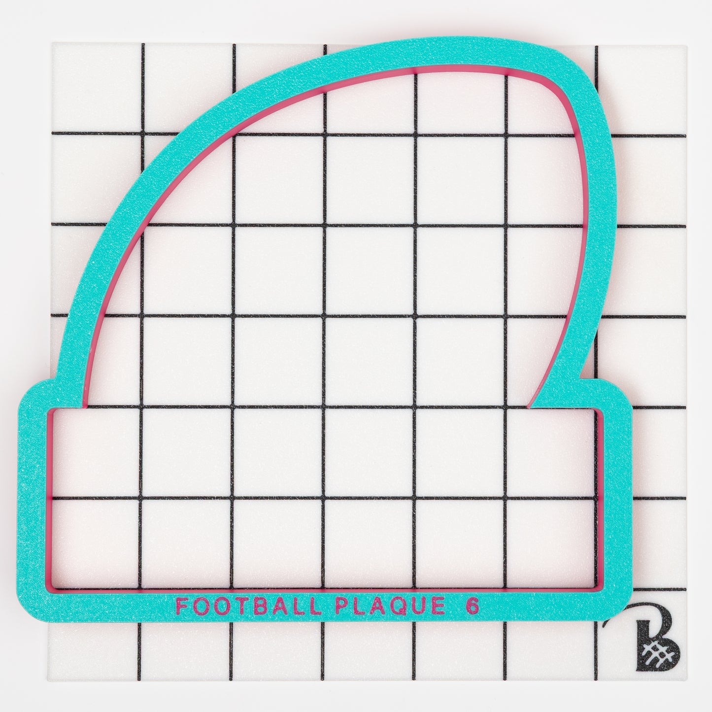 Personalized Football Plaque Cookie Cutter