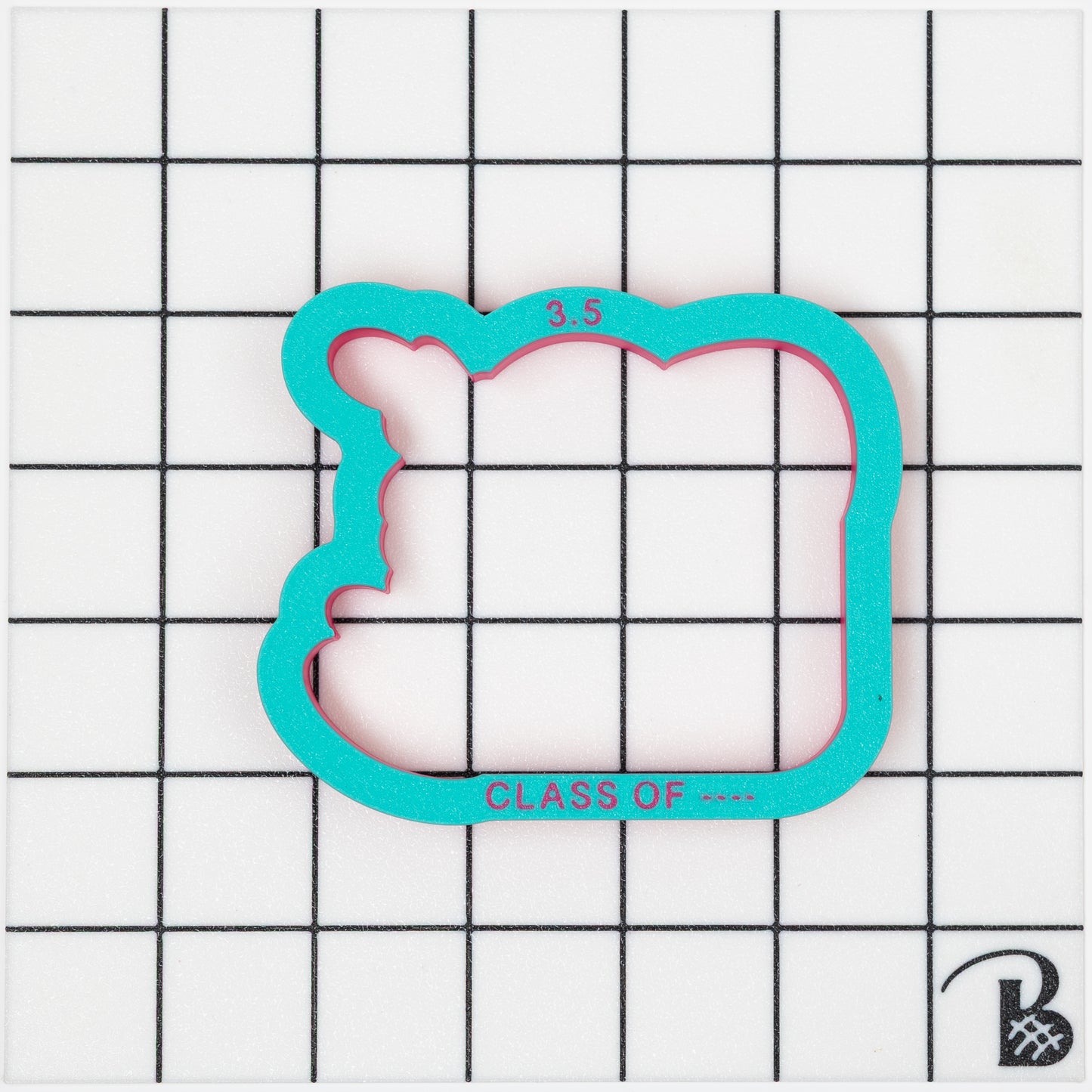 Class of 2026 Graduation Cookie Cutter (optional year stencil_