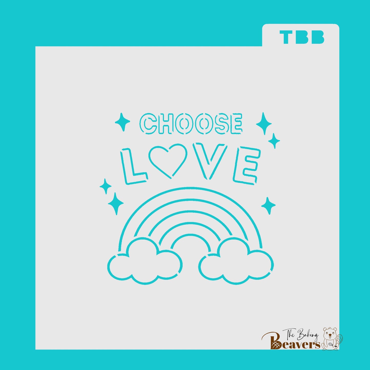 Pride Rainbow PYO Stencil