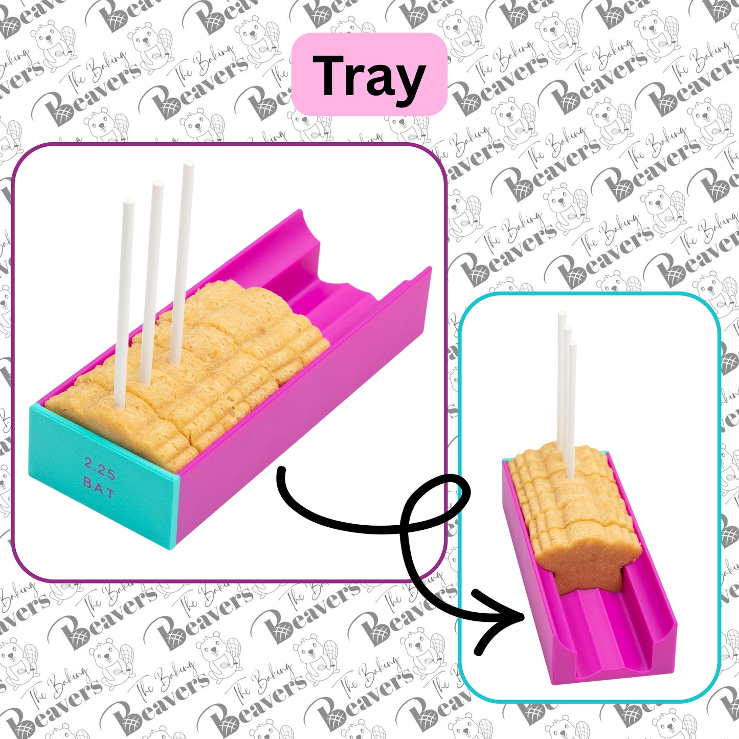 BAT Cake Pop Set (Cutter, Popper and Tray)