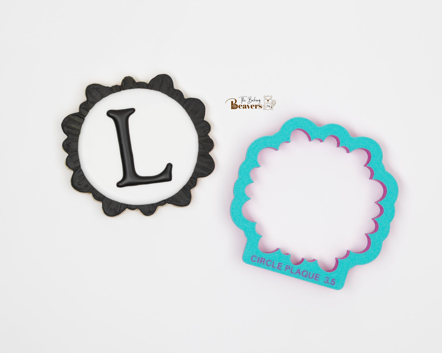 Monogram Circle Plaque Cookie Cutter