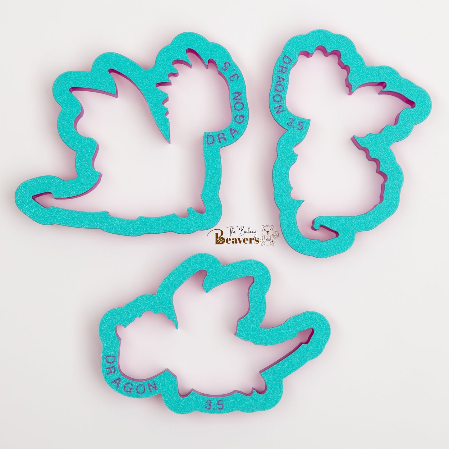 Cute Dragon Cookie Cutter (updated)