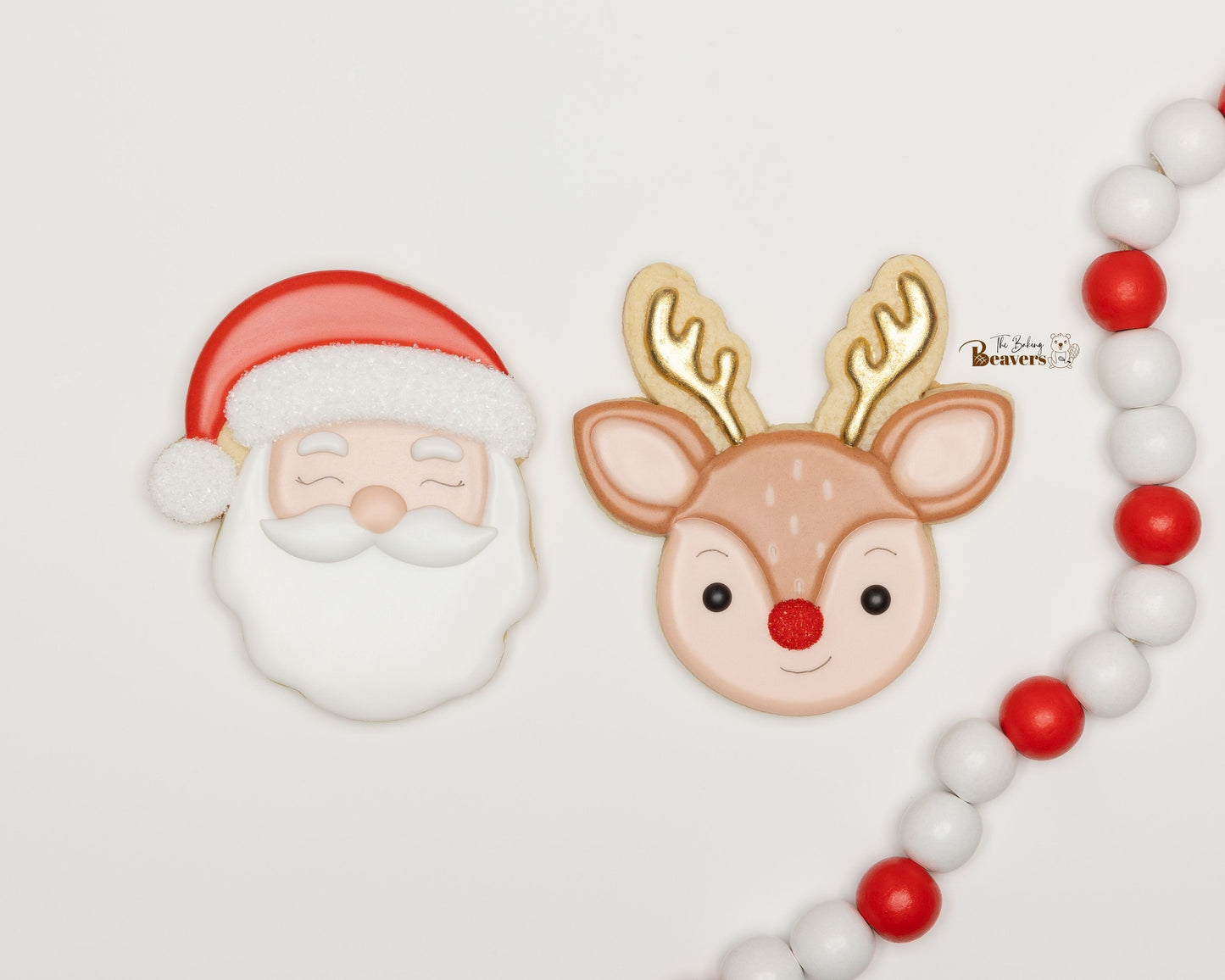 Santa & Rudolph Face (Set of 2) Cookie Cutter