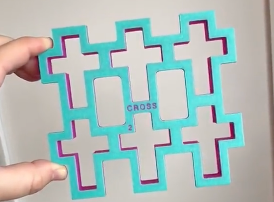Cross Multi Cookie Cutter (Cuts 6 or 12 Crosses at Once)