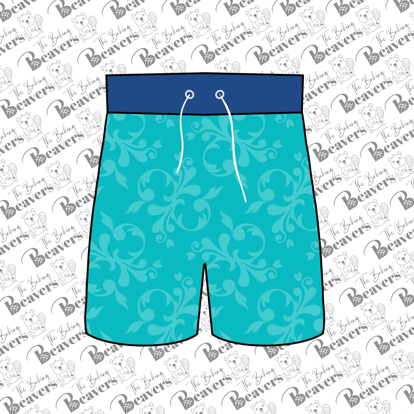 Swim Trunks Cookie Cutter