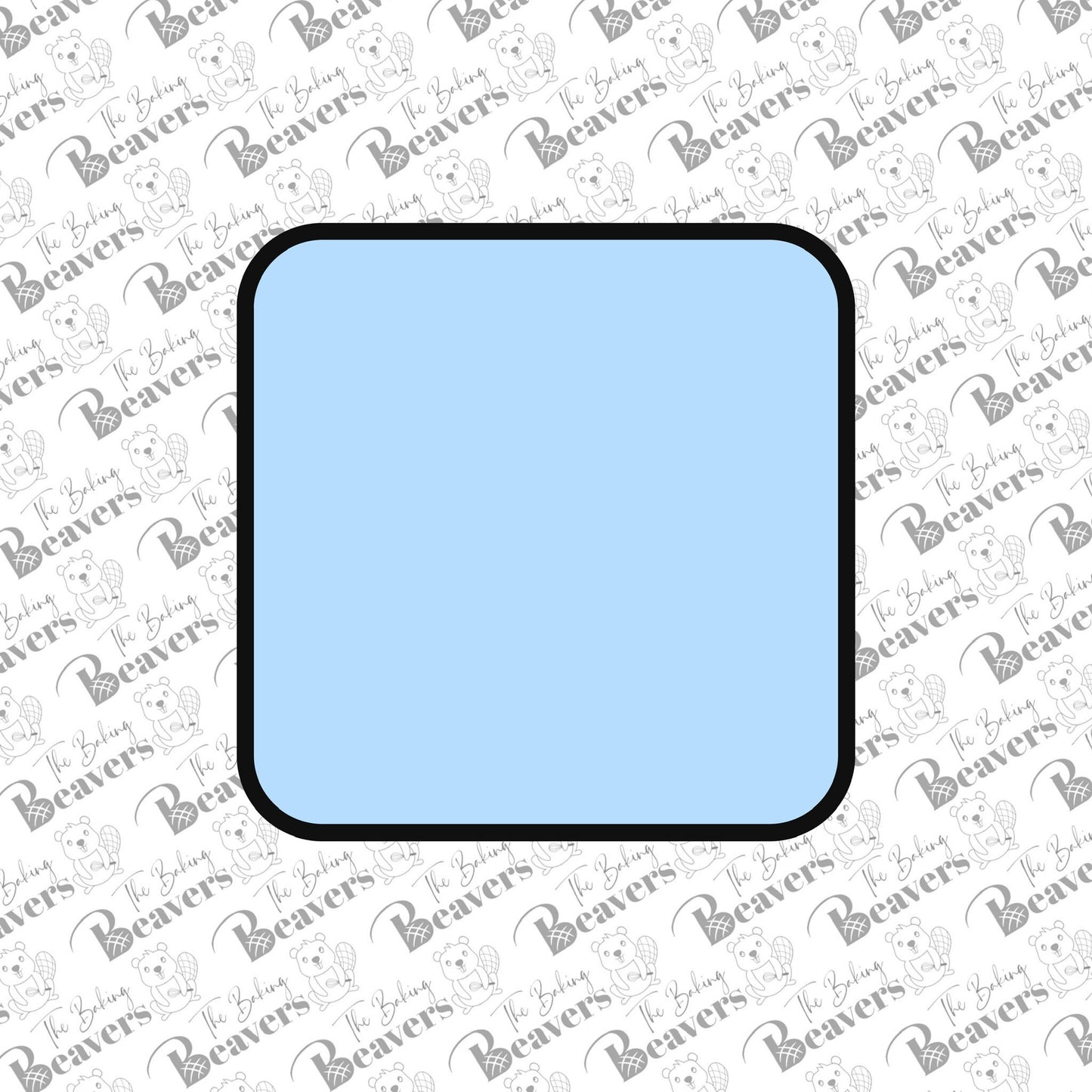 Rounded Corner Square Cookie Cutter (may want to size down)