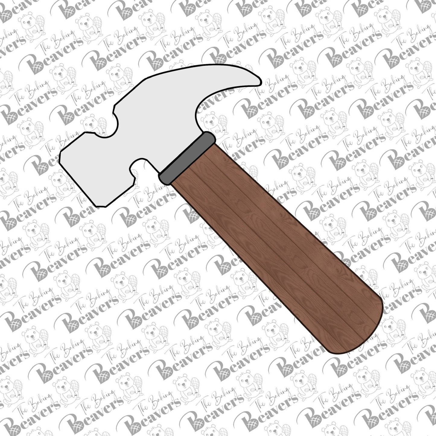 Hammer Cookie Cutter (recommend sizing up)