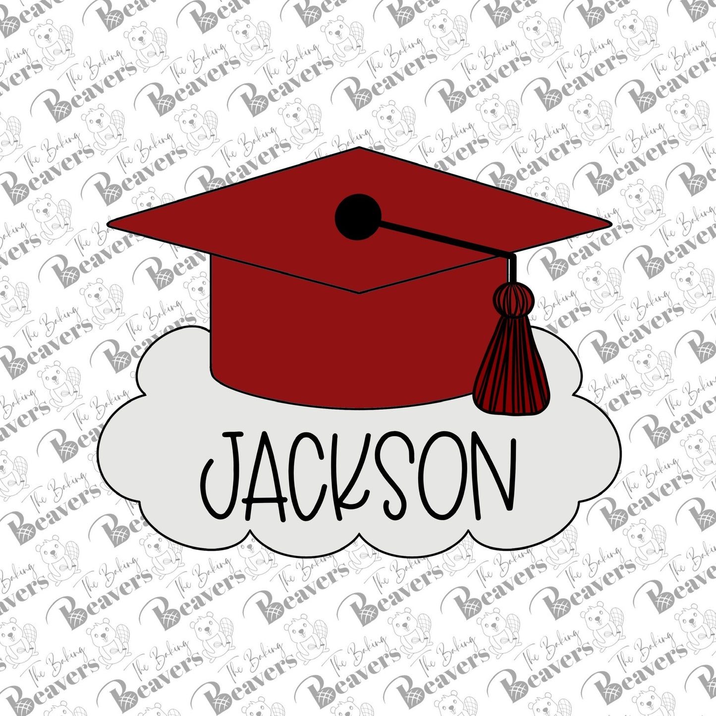 Graduation Cap with Plaque Cookie Cutter