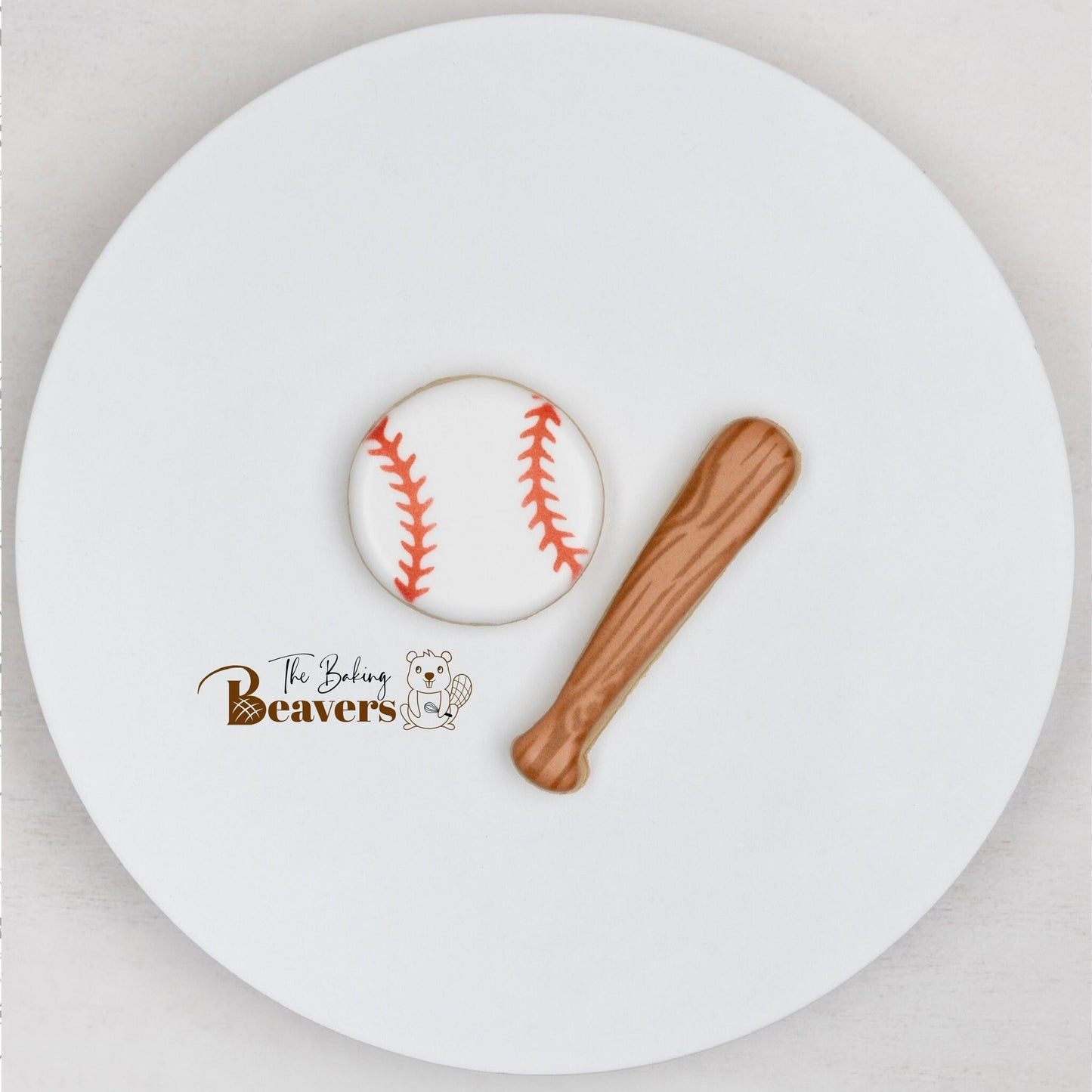 Skinny Baseball Bat Cookie Cutter (recommend sizing up)