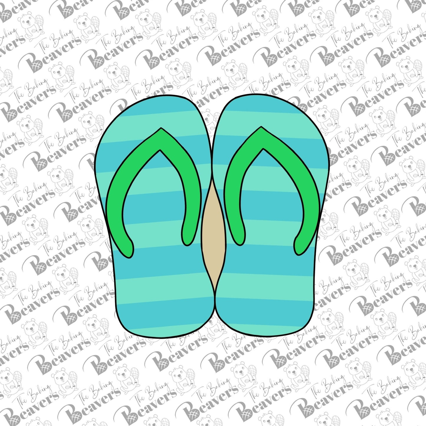 Pair of Flip Flops Cookie Cutter