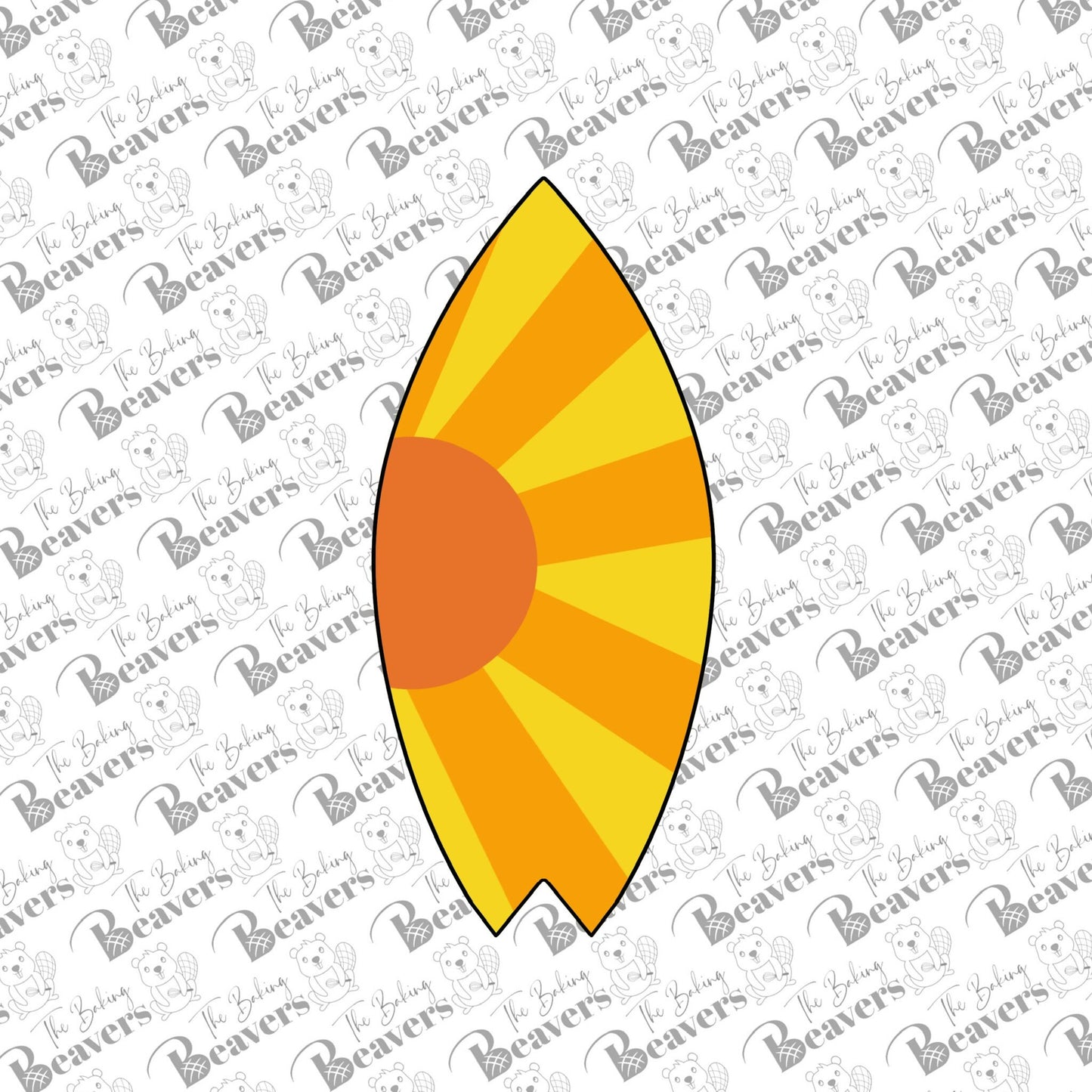 Surfboard Cookie Cutter (recommend sizing up)