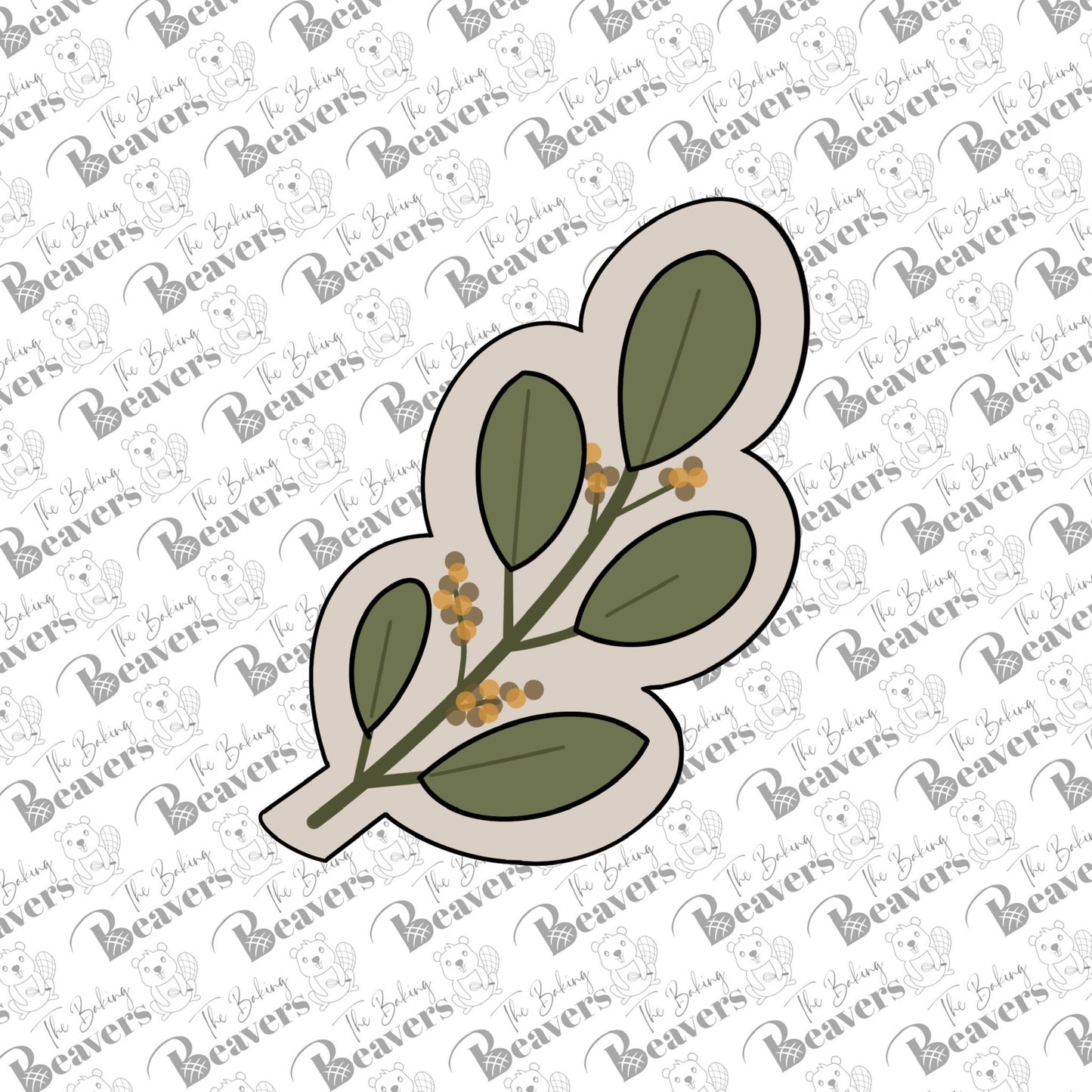 Floral Greens Cookie Cutter