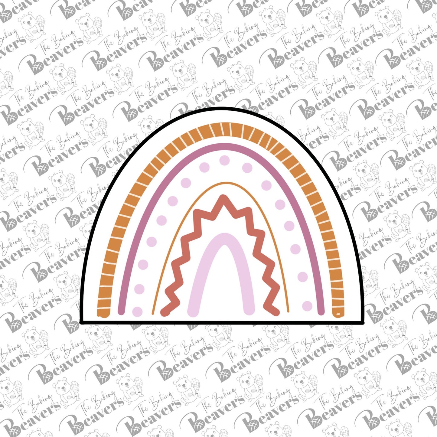 Rainbow (wide) Arch Cookie Cutter