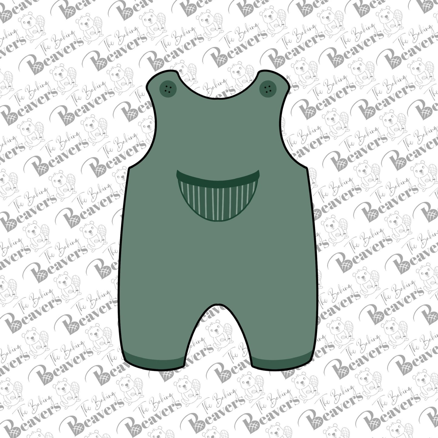 Baby Overall Romper Cookie Cutter