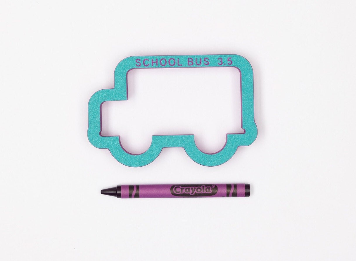 School Bus Cookie Cutter (recommend sizing up)