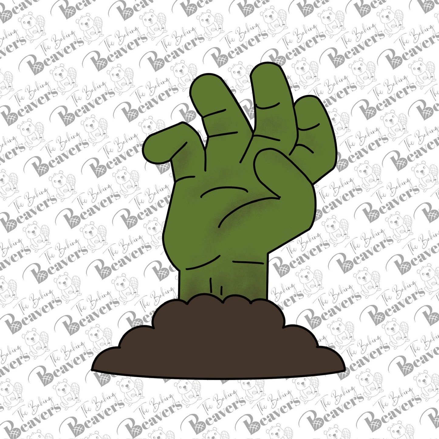 Zombie Hand Cookie Cutter