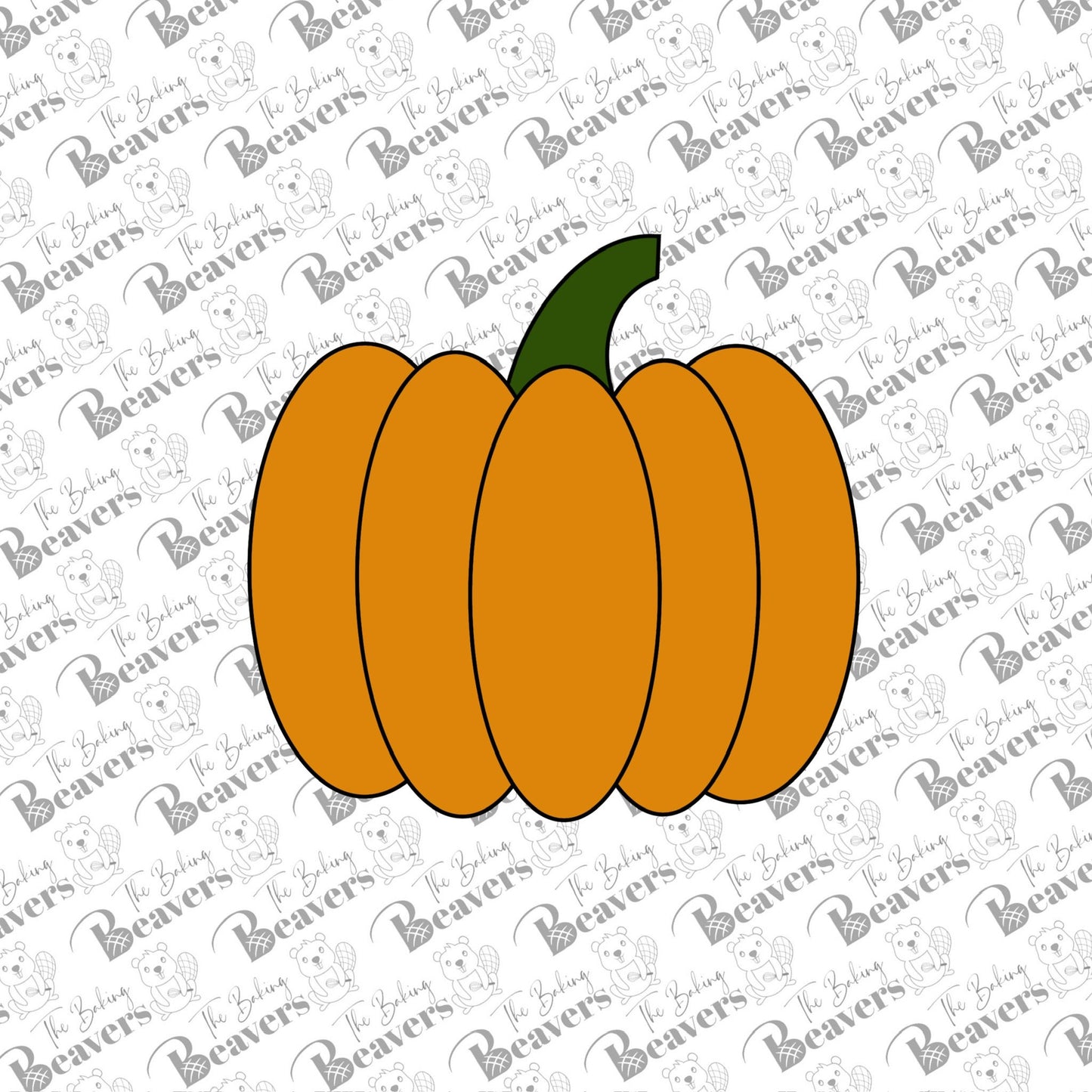 Pumpkin Cookie Cutter (5 sections)