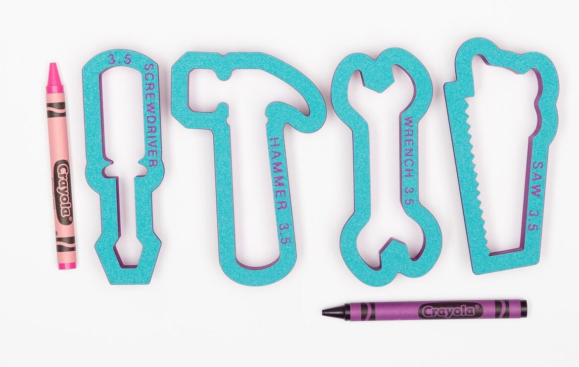 Skinny Tools Cookie Cutter Set (Recommend sizing up)
