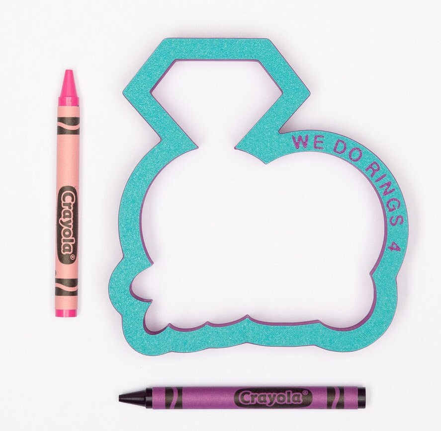 'We Do' Wedding Rings Cookie Cutter