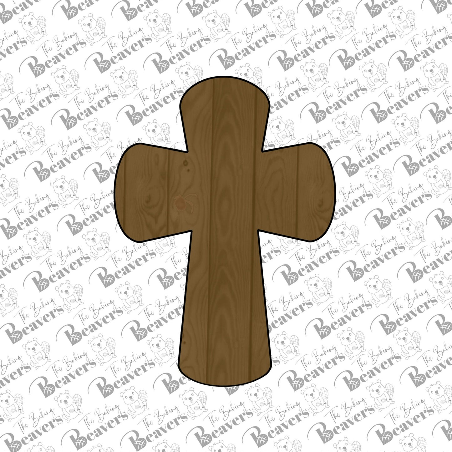 Cross with Rounded Edges Cookie Cutter