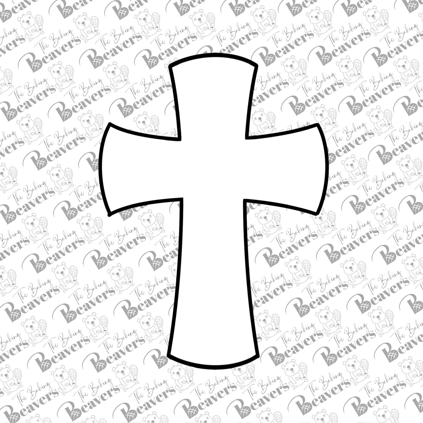 Cross Cookie Cutter (recommend sizing up)