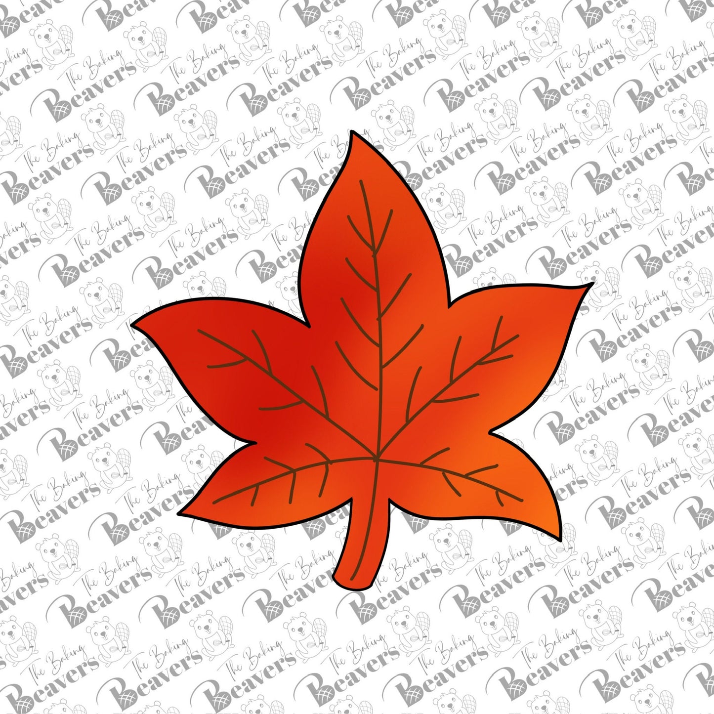 Fall Leaf (Sweet gum) Cookie Cutter