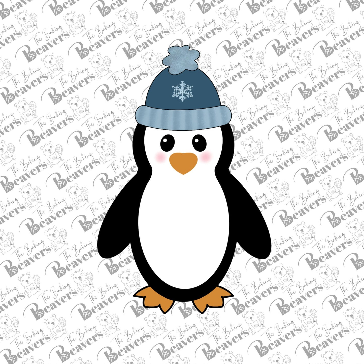 Penguin with Winter Hat Cookie Cutter