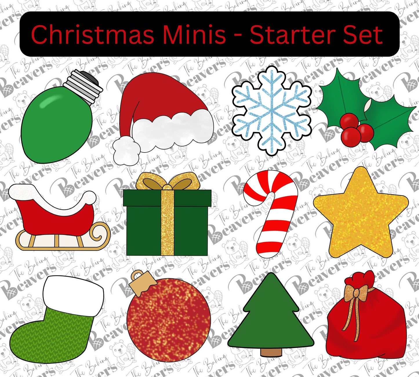 Christmas Dozen (Starter Set) Cookie Cutters