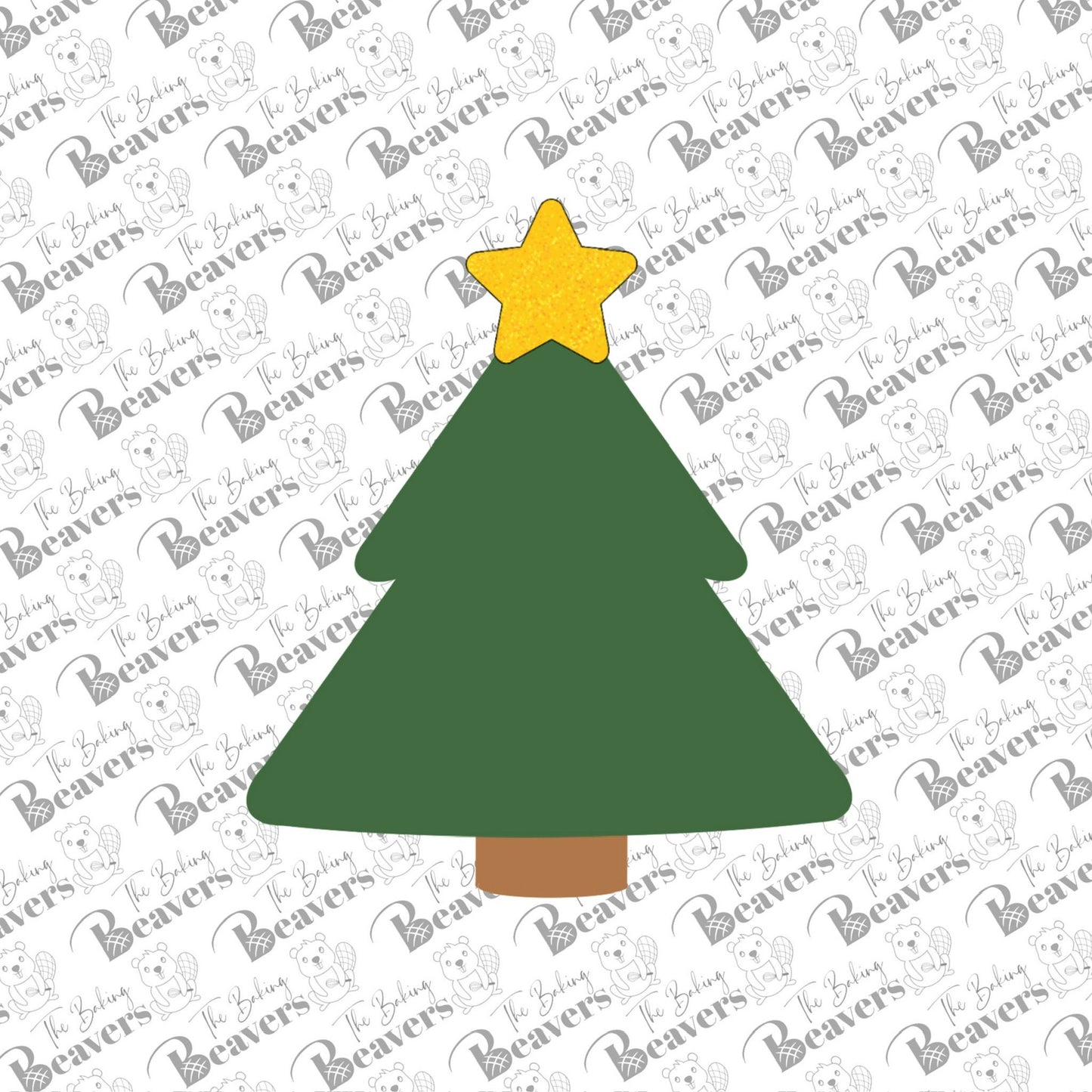Christmas Tree with Star Cookie Cutter