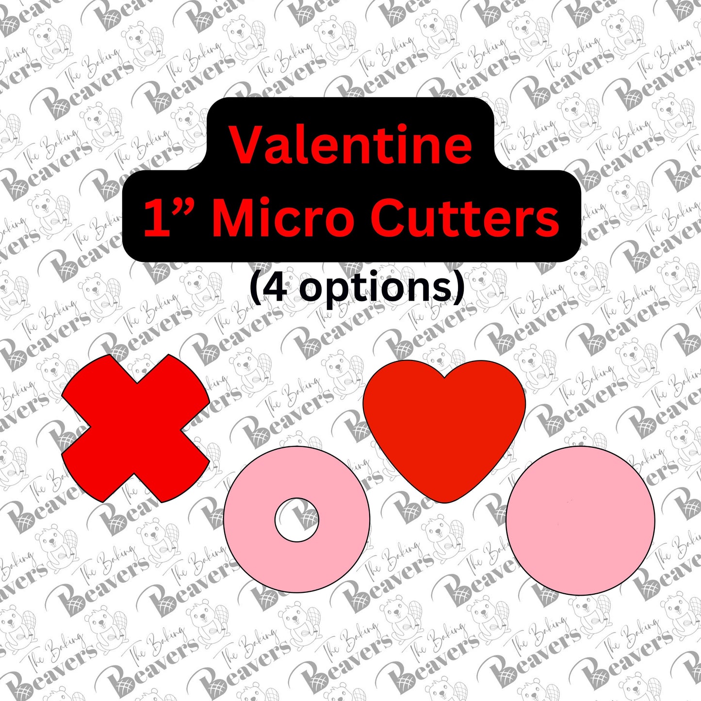 Valentine's Day Tic Tac Toe with Micro Cutter Playing Pieces Set