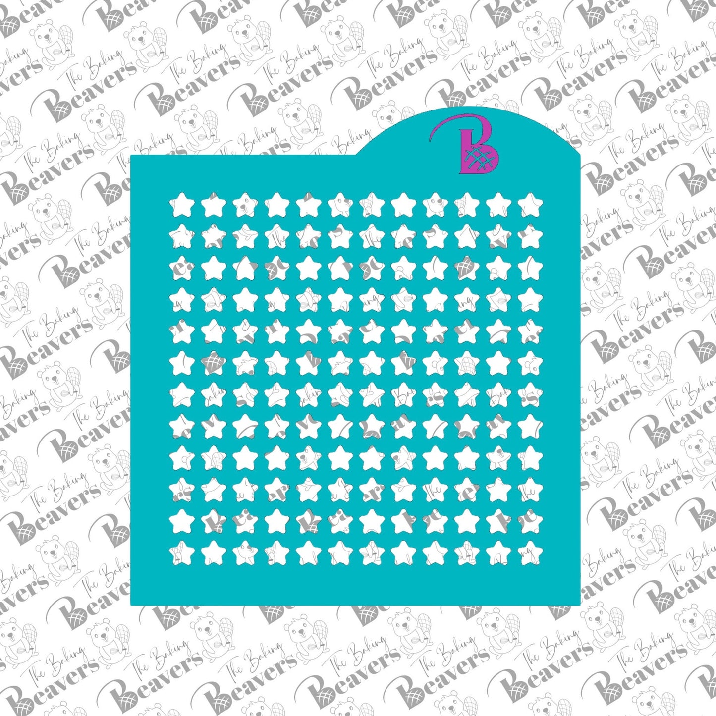 Rounded Star Sprinkle Stencils (Sm, Md, or Lg)