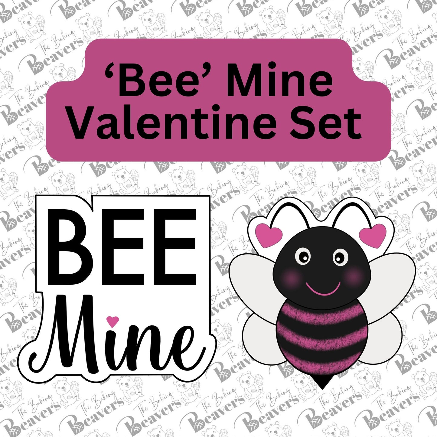 Bee Mine & Bee (Set of 2) Cookie Cutters