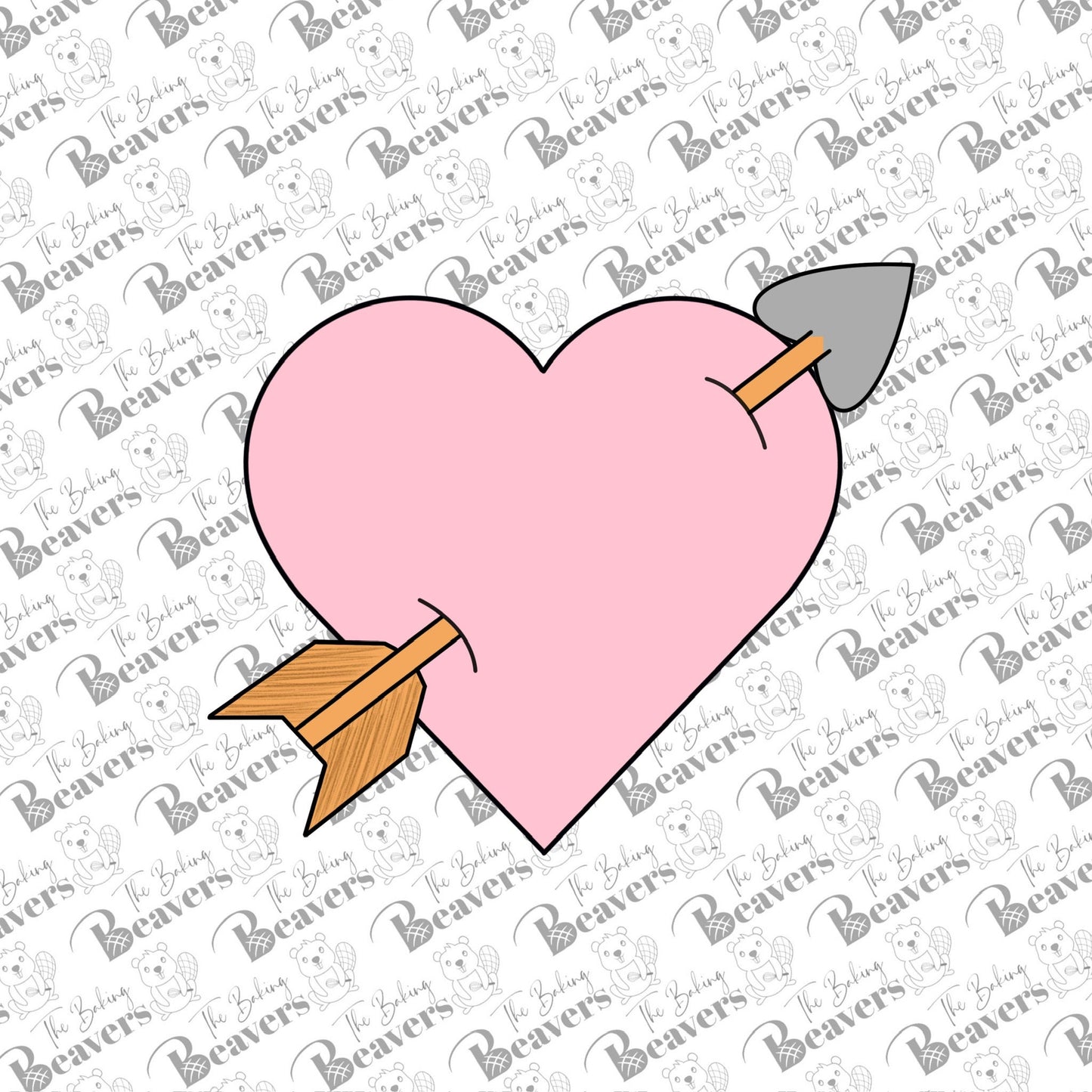 Heart with Arrow Cookie Cutter