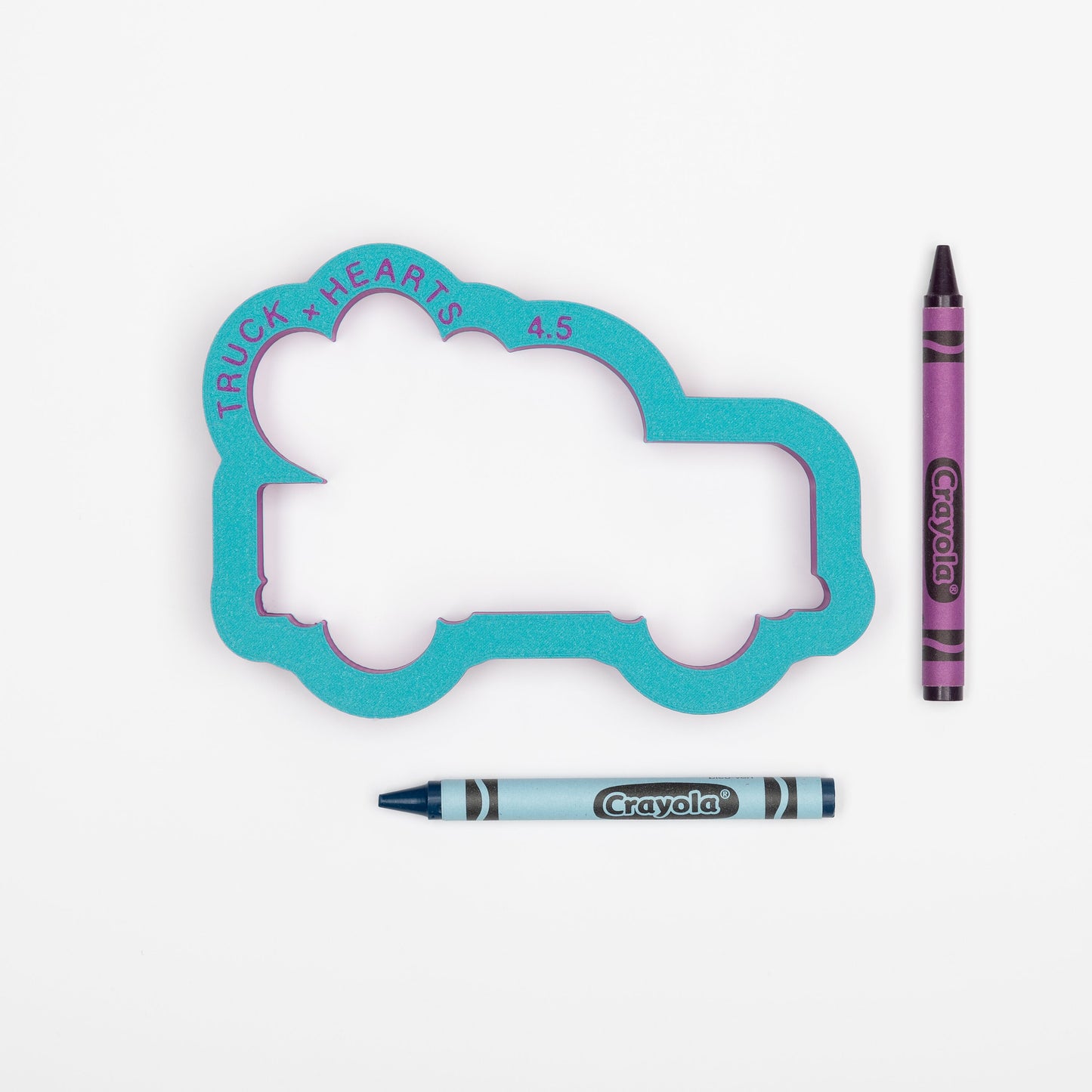 Pickup Truck with Hearts Cookie Cutter (recommend sizing up)