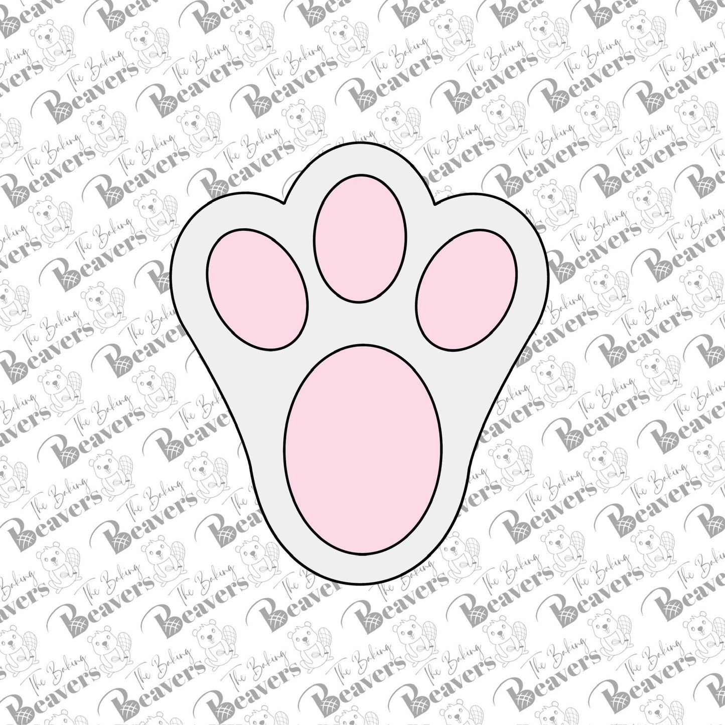 Bunny Paw/Foot Cookie Cutter