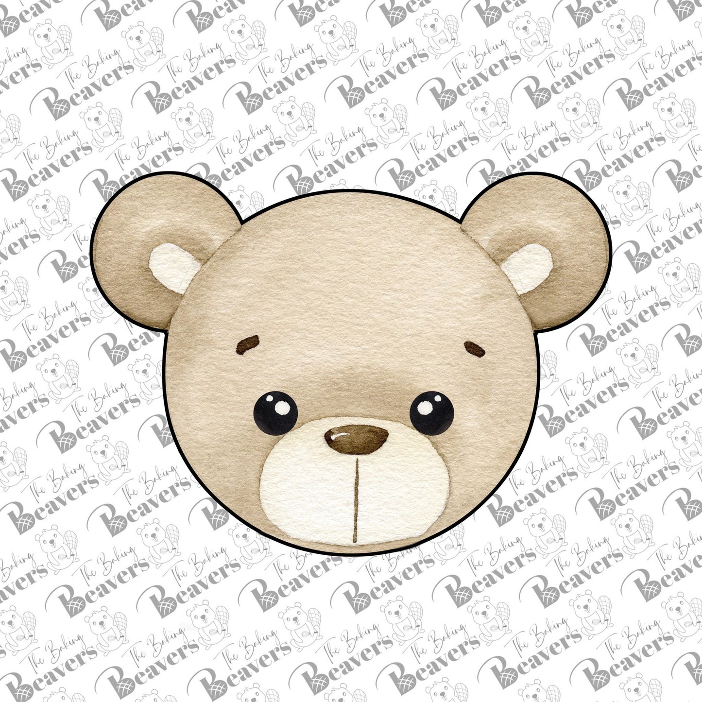Teddy Bear Face Cookie Cutter