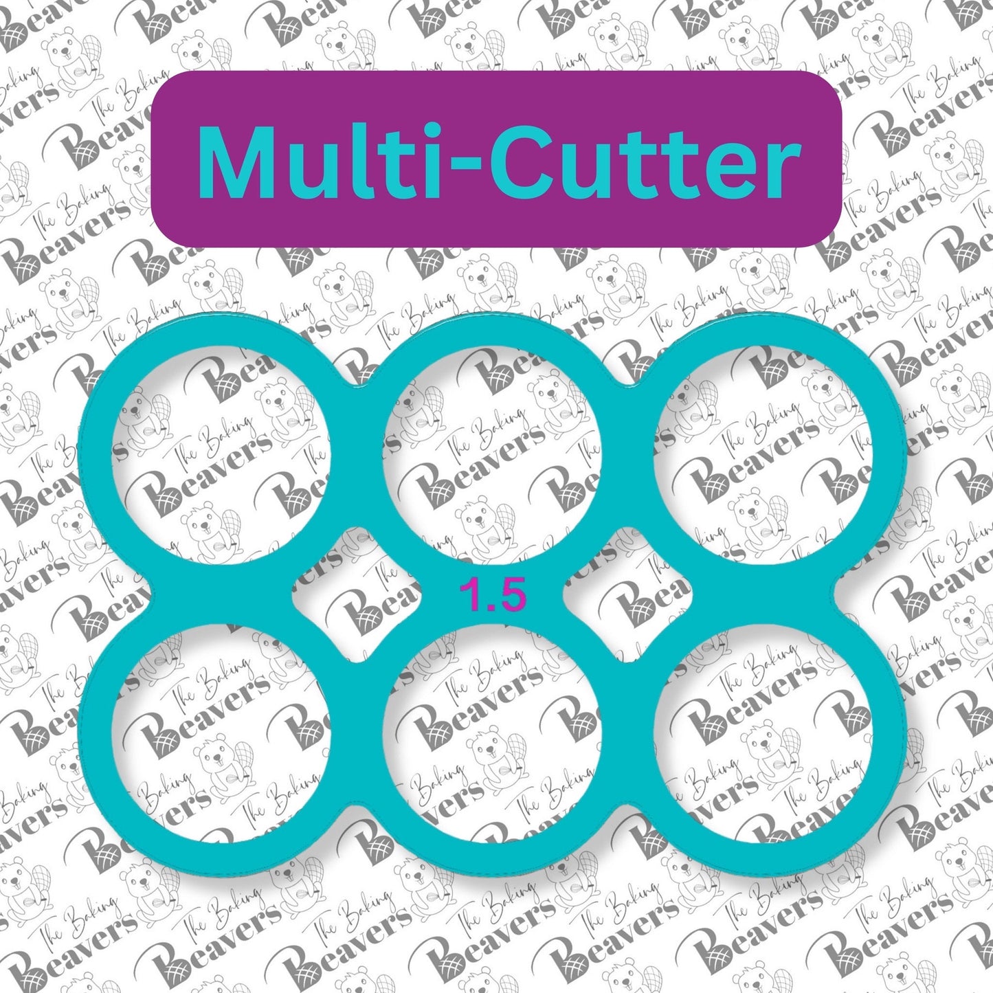Multi-Circle Cookie Cutter (Cuts 6 or 12 Circles at Once)