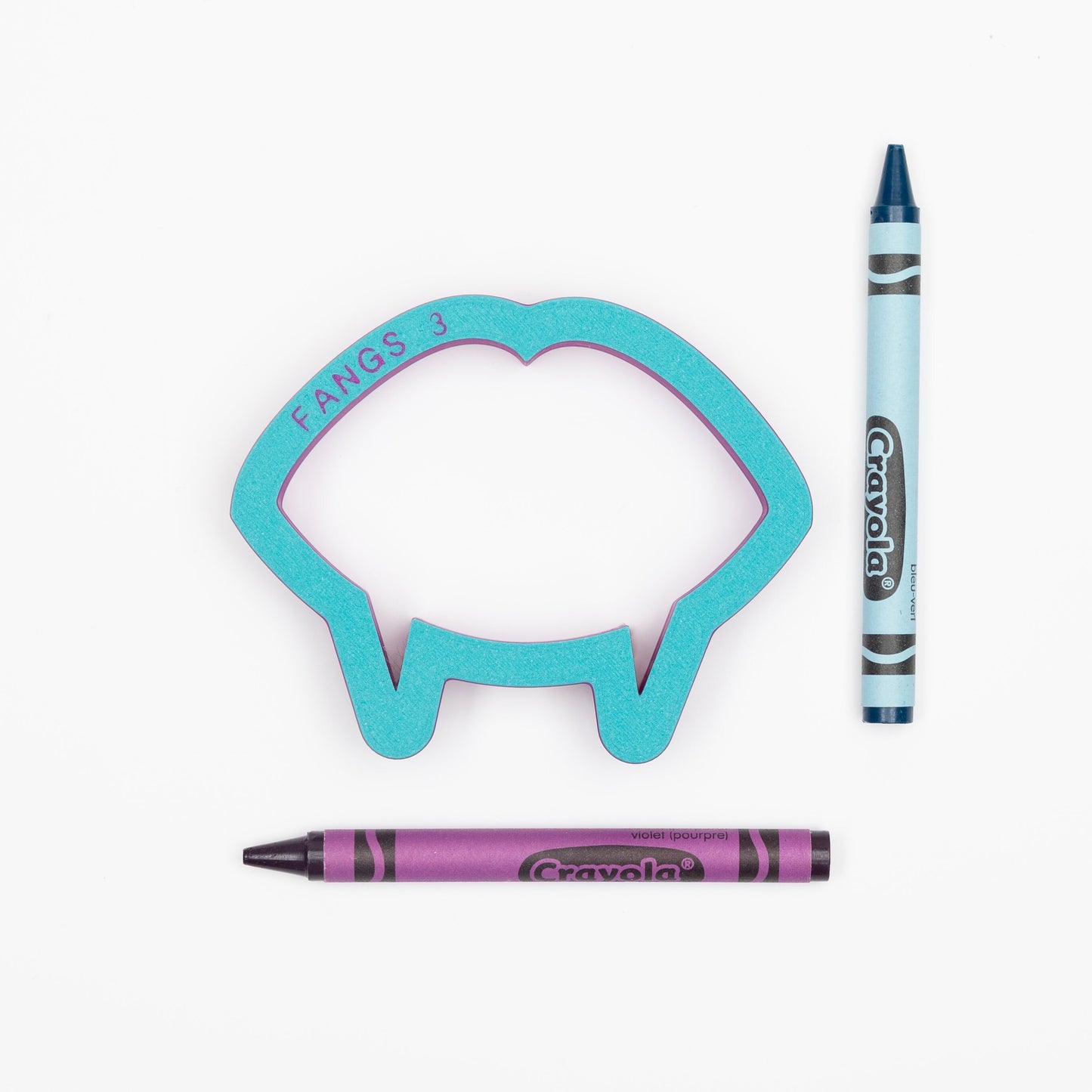 Fangs Cookie Cutter (recommend sizing up)