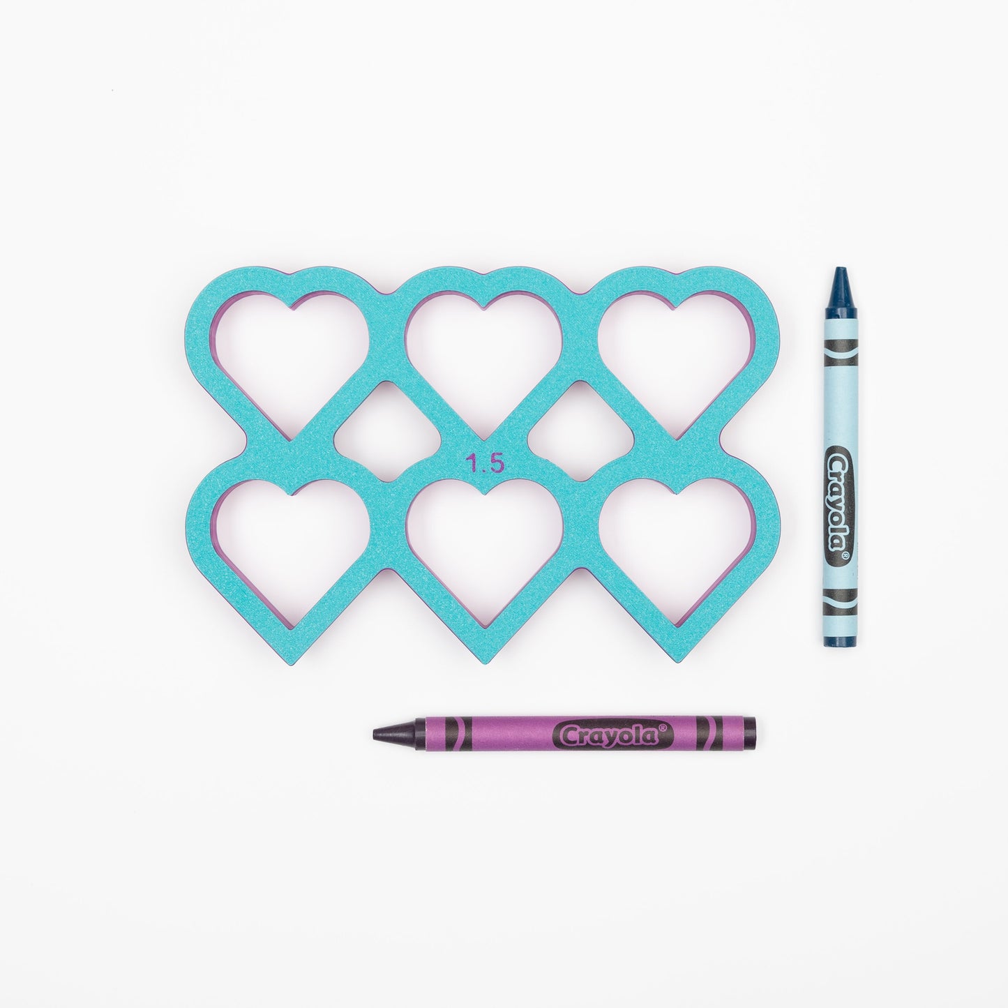 Multi-Heart (Pointed Bottom) Cookie Cutter (Cuts 6 or 12 Hearts at Once)