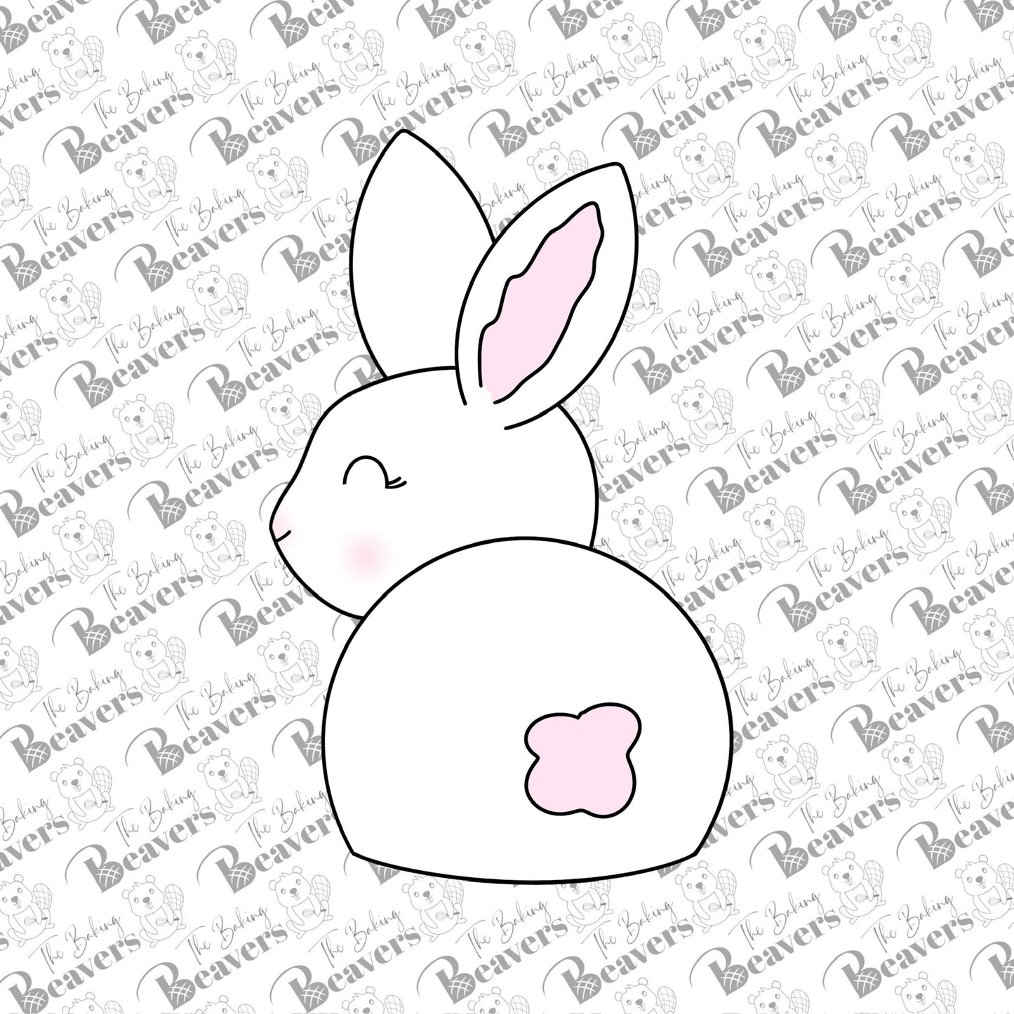 Little Bunny Cookie Cutter (recommend sizing up)