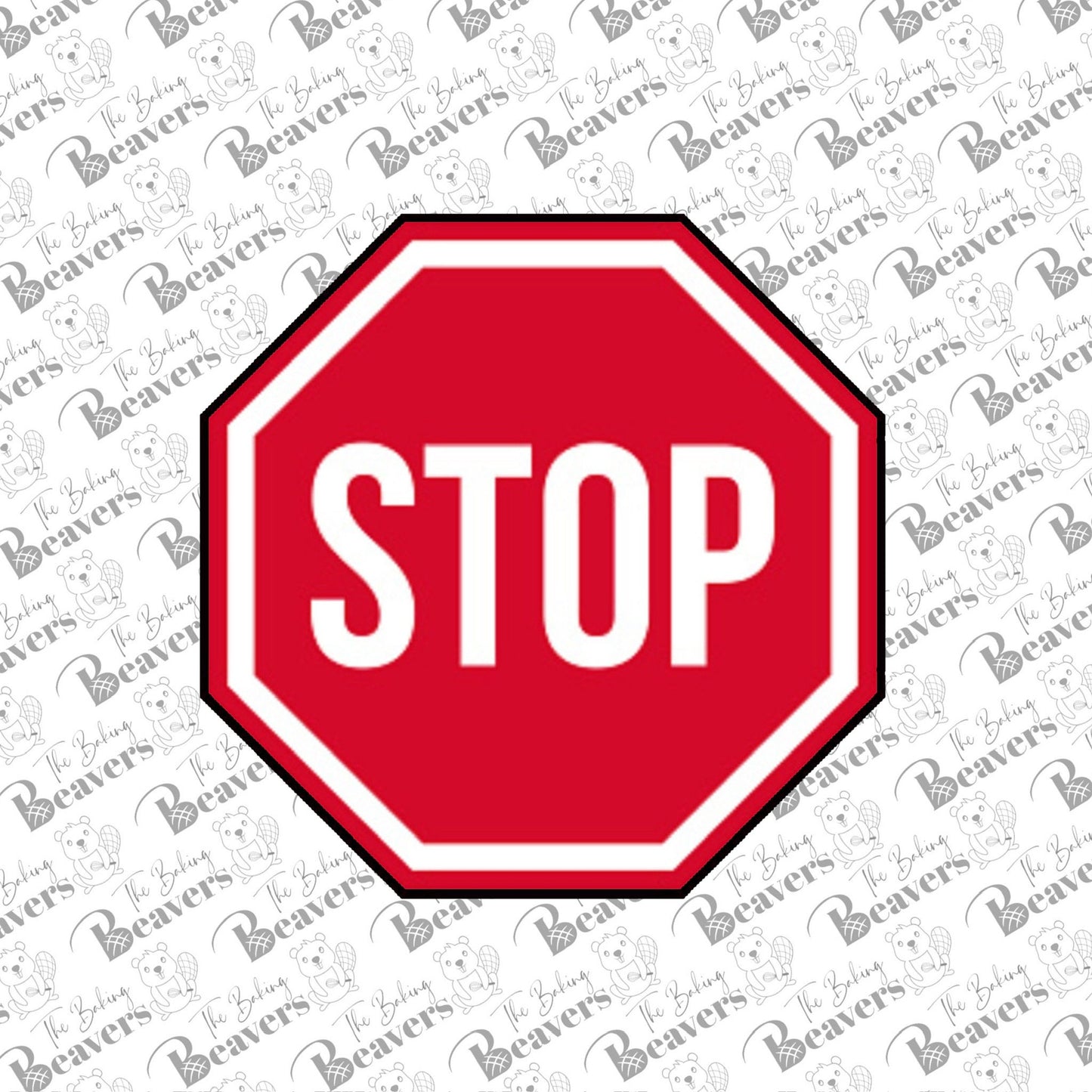 Stop Sign Cookie Cutter