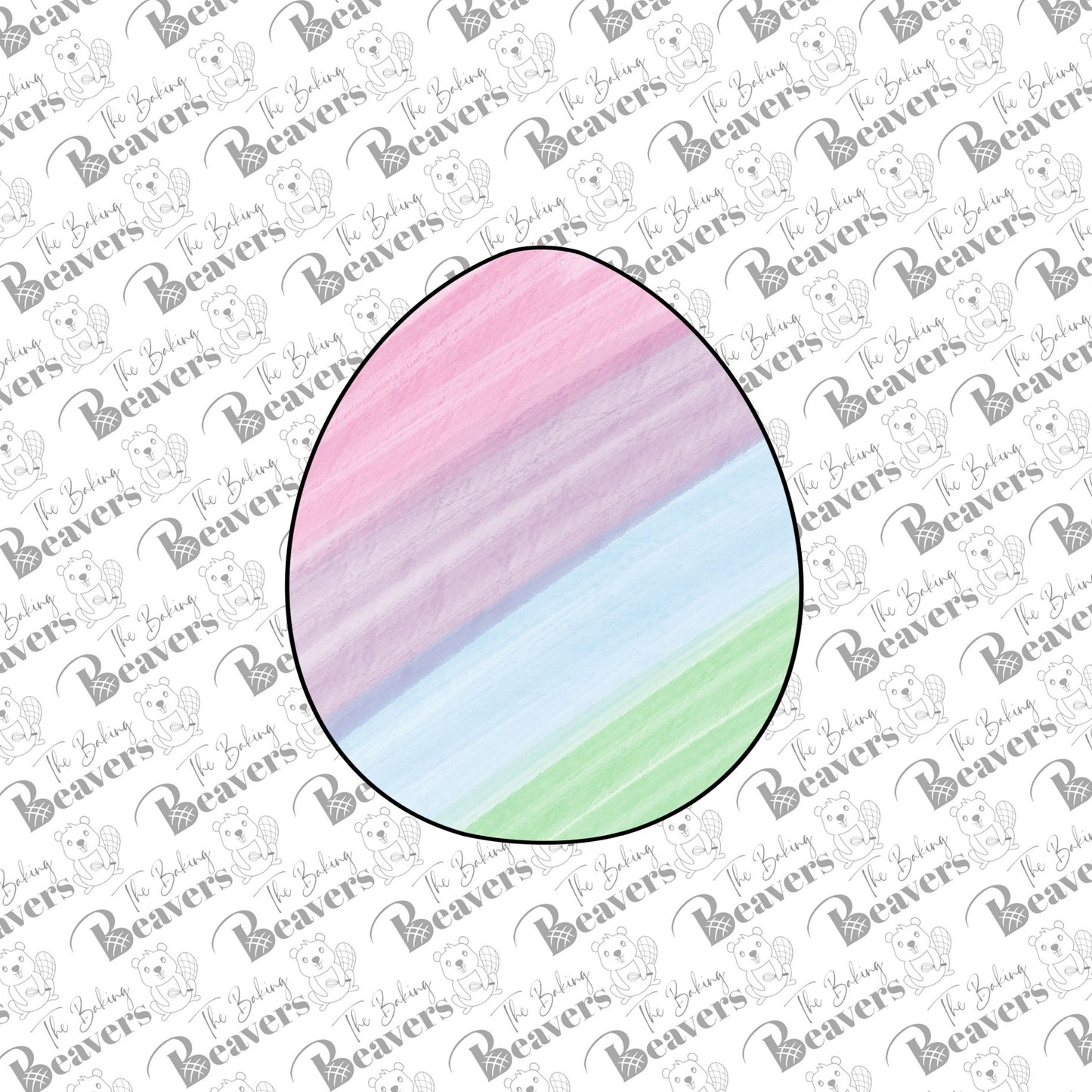 Easter Egg-Shaped Sprinkle Stencils