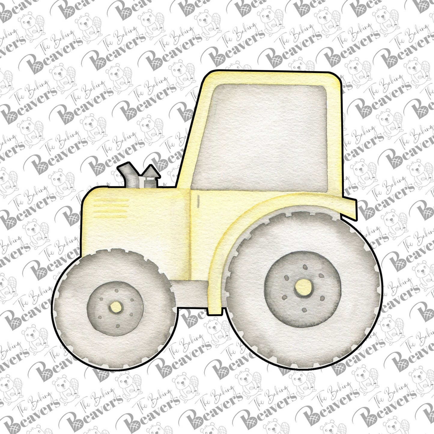 Construction Tractor Cookie Cutter (may want to size down)